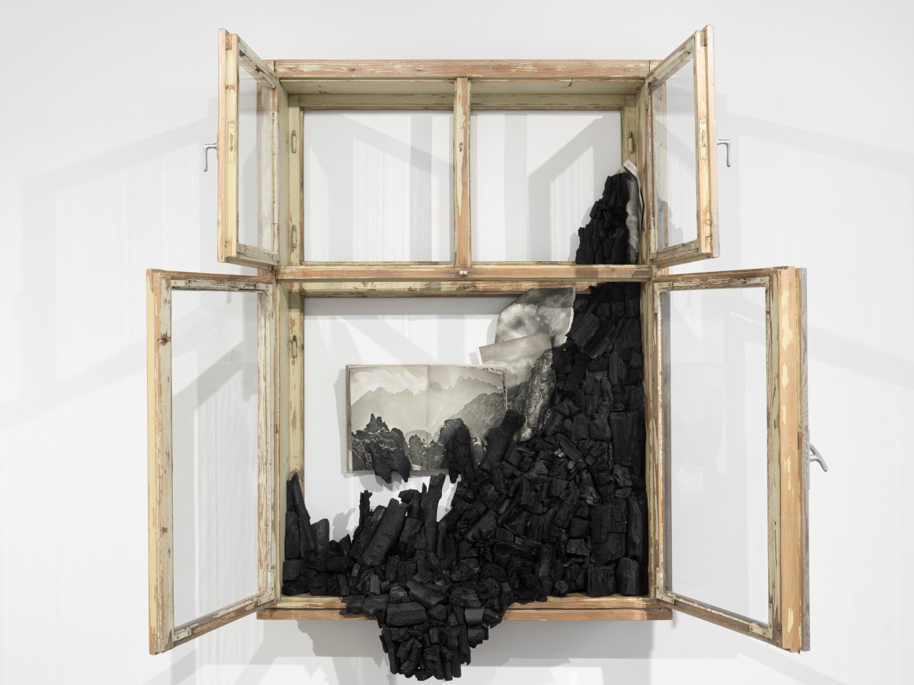 Lucia Tallová, A Room With A View, object, mixed media, installation view, Tomas Umrian Contemporary, Bratislava Photo credit: Adam Šakový