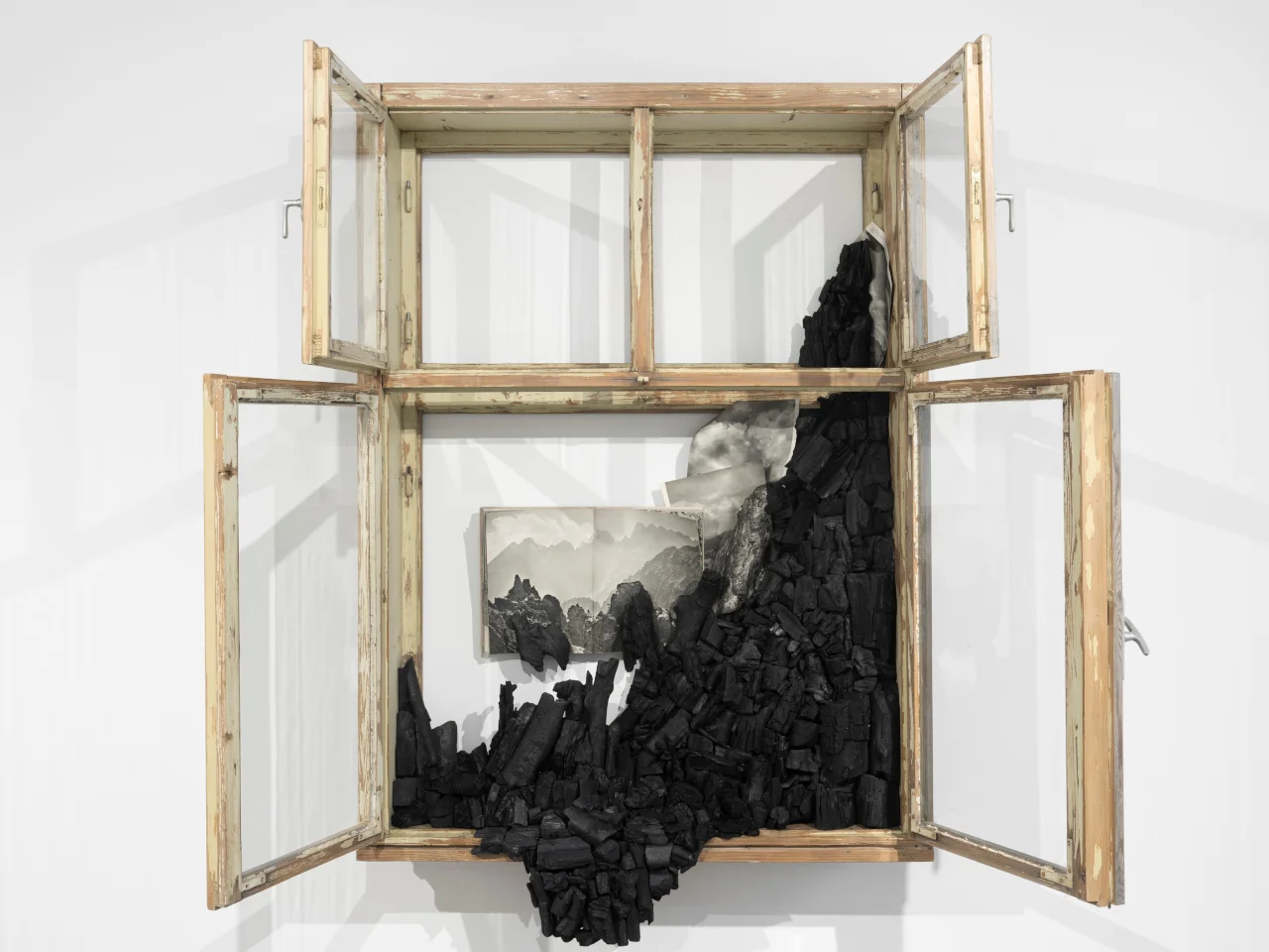 Lucia Tallová, A Room With A View, object, mixed media, installation view, Tomas Umrian Contemporary, Bratislava Photo credit: Adam Šakový